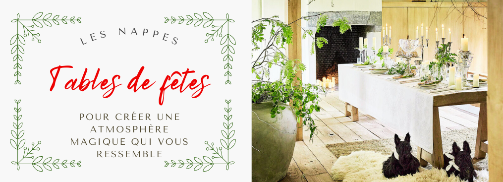 beautiful selection of tablecloths for christmas tables